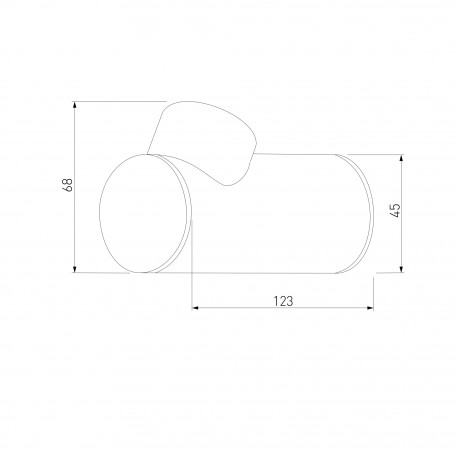 Схема с размерами Elektrostandard a056369