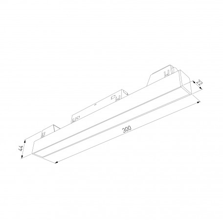 Схема с размерами Elektrostandard a057188