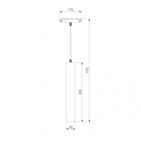 Схема с размерами Elektrostandard a057202