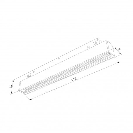 Схема с размерами Elektrostandard a057195