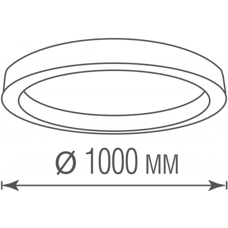 Схема с размерами Donolux DL1000C90NW Black