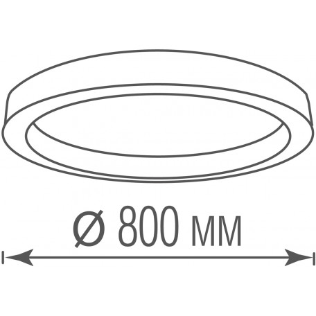 Схема с размерами Donolux DL800C72NW Black