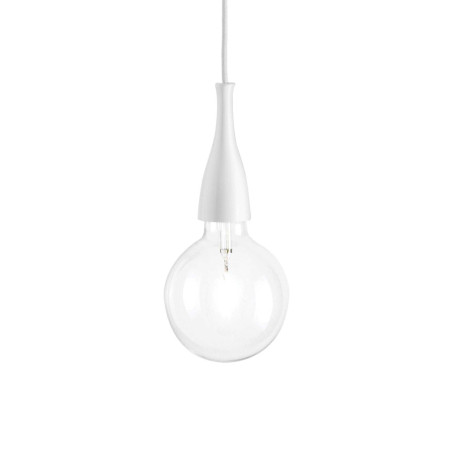 Подвесной светильник Ideal Lux MINIMAL SP1 BIANCO 009360, 1xE27x70W