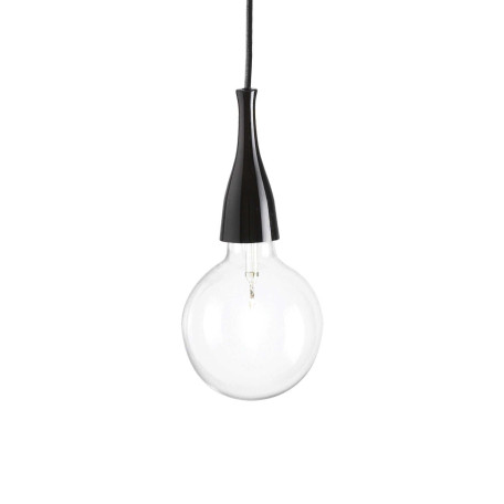 Подвесной светильник Ideal Lux MINIMAL SP1 NERO 009407, 1xE27x70W