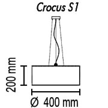 Схема с размерами Topdecor Crocus Glade S1 01 01g