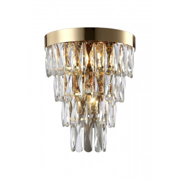 Бра Crystal Lux ABIGAIL AP3 GOLD/TRANSPARENT 0011/403, 3xE14x60W - миниатюра 2