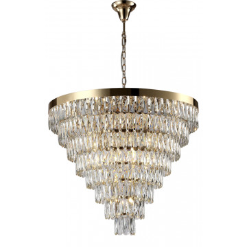 Подвесная люстра Crystal Lux ABIGAIL SP22 D820 GOLD/TRANSPARENT 0011/322, 22xE14x60W - миниатюра 2