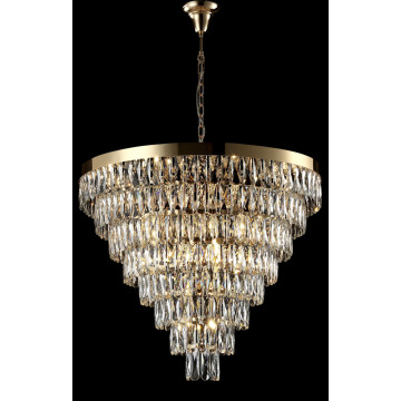 Подвесная люстра Crystal Lux ABIGAIL SP22 D820 GOLD/TRANSPARENT 0011/322, 22xE14x60W - миниатюра 4