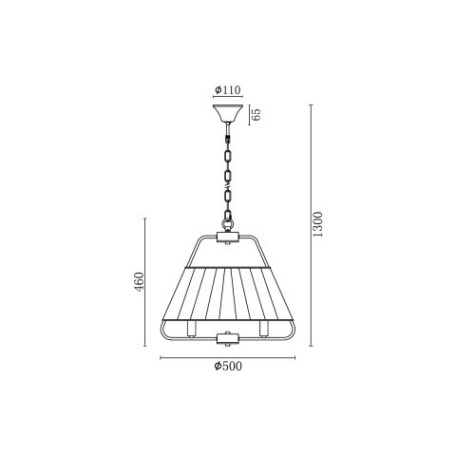 Схема с размерами Vele Luce VL4254P05