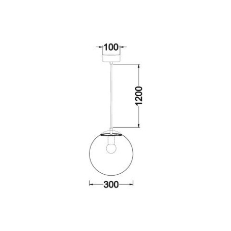 Схема с размерами Vele Luce VL2151P11