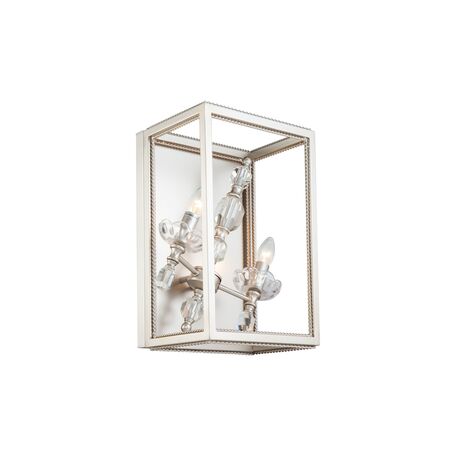 Бра Lucia Tucci Illuminazione INESSA W3850.2 silver, 2xE14x60W