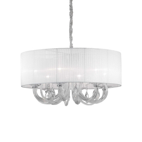 Подвесная люстра Ideal Lux SWAN SP6 BIANCO 035826, 6xE14x40W