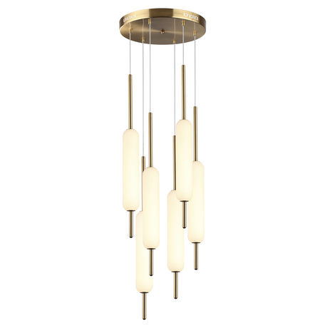 Светодиодная люстра-каскад Odeon Light Pendant Reeds 4794/72L, LED 72W 4000K 7179lm