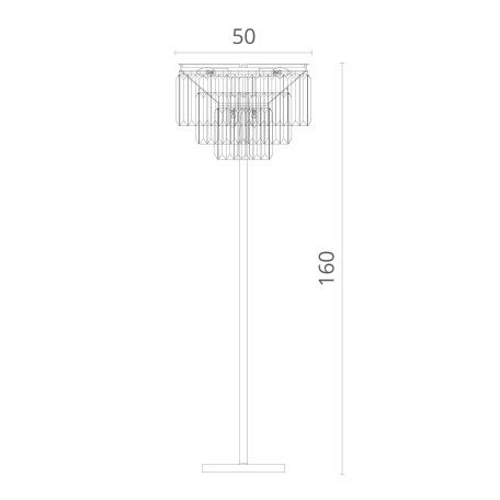 Схема с размерами Divinare 3001/02 PN-6