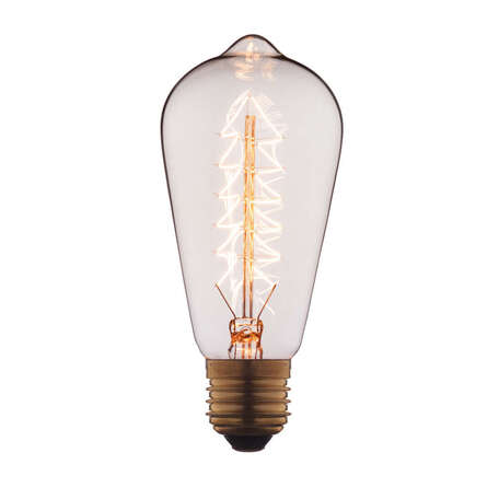 Лампа накаливания Loft It Edison Bulb 6440-S прямосторонняя груша E27 40W 220V, гарантия нет гарантии