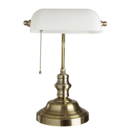 Настольная лампа Arte Lamp Banker A2493LT-1AB, 1xE27x60W